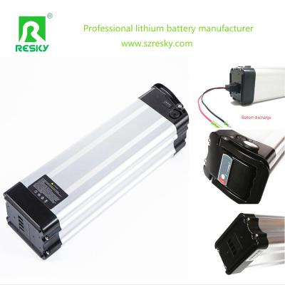 Silverfish Rechargeable Li-Ion Battery 36V 10.4ah 350W Storage Lithium Ebike Battery Pack