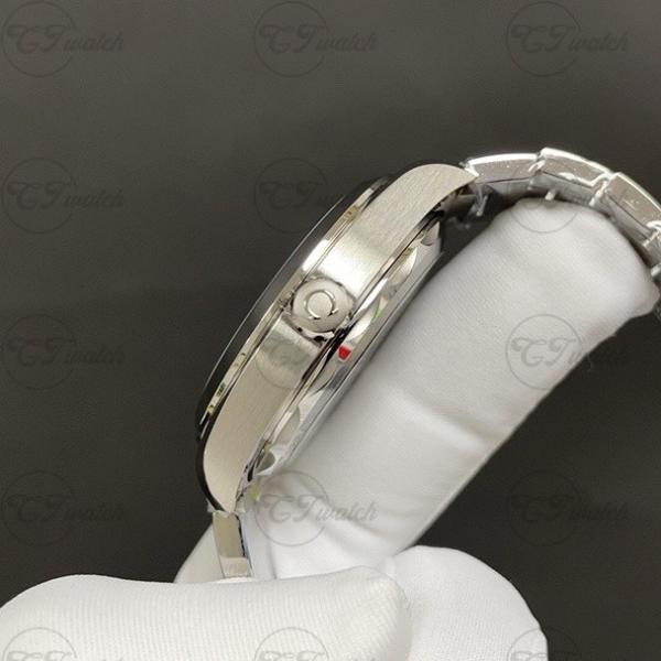 41.5mm Clone Omega Seamaster Automatic Mechanical Swiss 8500 Clear Dial Design