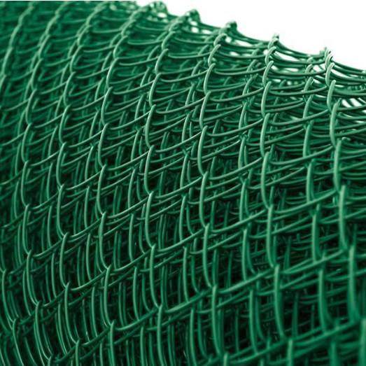 High Quality 25mm x 25mm 6ft 8ft Chain Link Fence PVC Coated Diamond Hole Cyclone Wire Mesh Rolls Price
