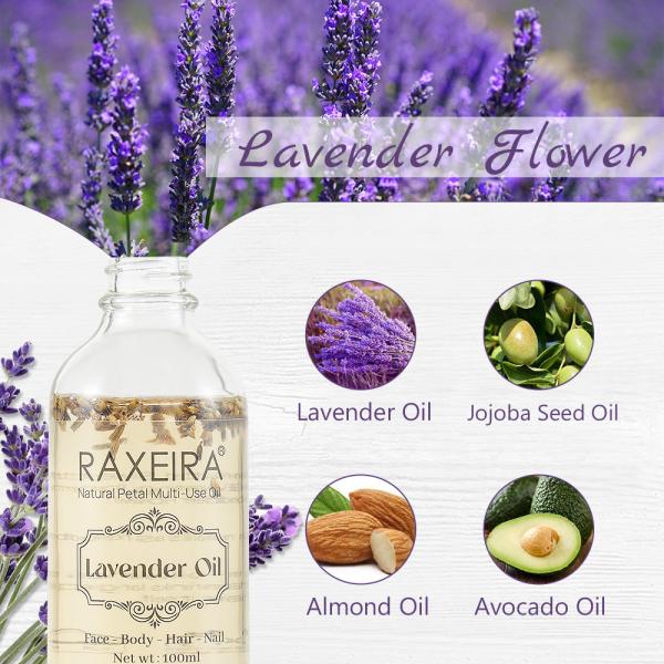 ODM Herbal Lavender Essential Oil For Face Body Nourishing