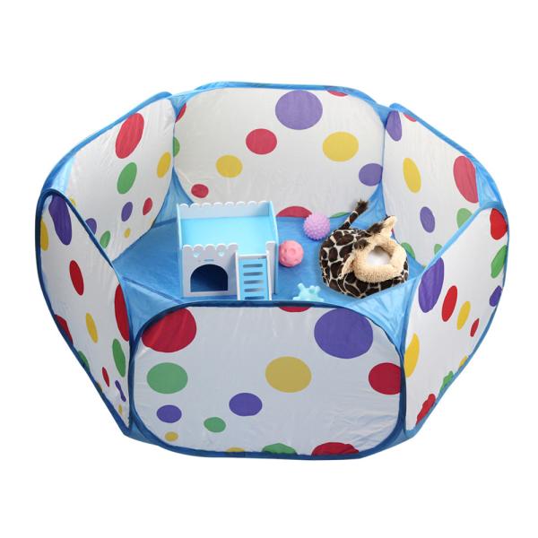 Exercise Yard Nylon Portable Foldable Pet Playpen Small Animal Cage Tent 40X85cm