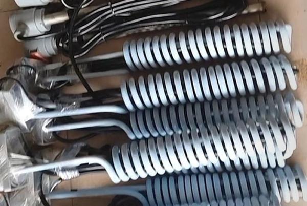 Spiral Shape Fluoropolymer PTFE Electric Immersion Heaters