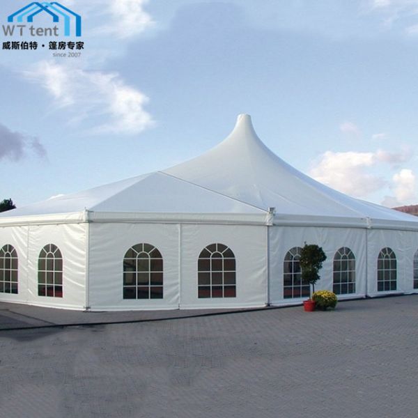 Mixed Custom Party Tents Waterproof PVC Roof for Trade Show Events
