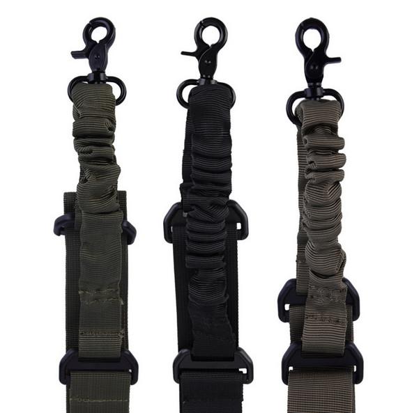 Nylon Adjustable CS Rifle Airsoft Gun Strap / Tactical Single Point Sling