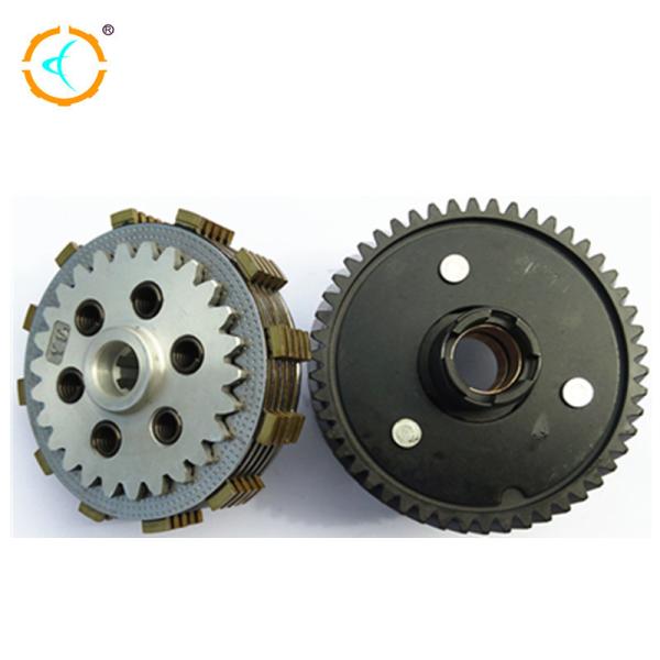 High Performance Motorcycle Clutch Cover Assembly ADC12 Material For Suzuki AX100