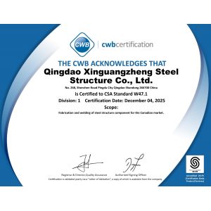 Qingdao Xinguangzheng Xinyuan Construction Engineering Co., Ltd. Certifications