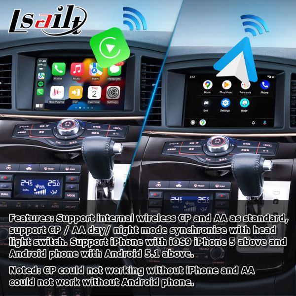 Nissan Elgrand E52 HD muti touch touch HD обновление экрана беспроводная связь carplay android auto
