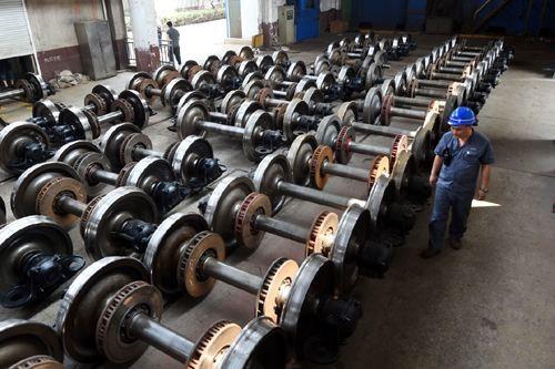 A roda de moldação do trilho, o trem de aço roda 350mm para o vagão locomotivo