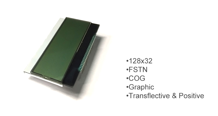 Graphic COG FSTN 128x32 LCD Display 12832 Character Module With 28 Pin Parallel Or Serial Interface