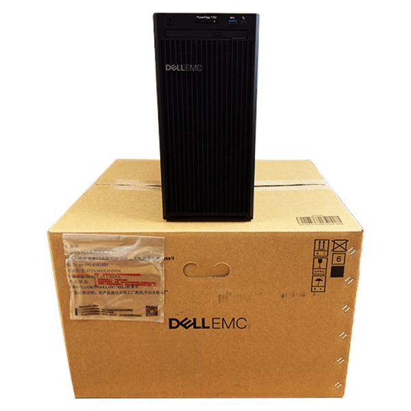 Dell PowerEdge T150 Tower Server with Intel Xeon E-2300, 128GB DDR4 ECC RAM, and 4 x 3.5-inch HDD/SSD Bays