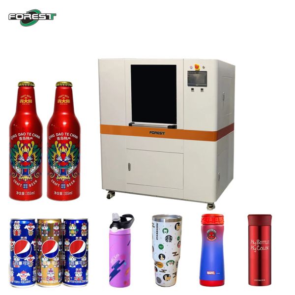 Цилиндровая УФ-бутылочная печатная машина