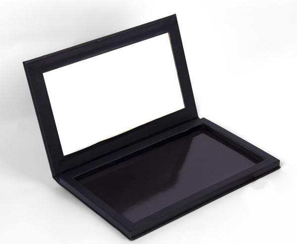SGS Magnetic Cosmetic Gift Box 2mm Cardboard Eyeshadow Packaging With Mirror