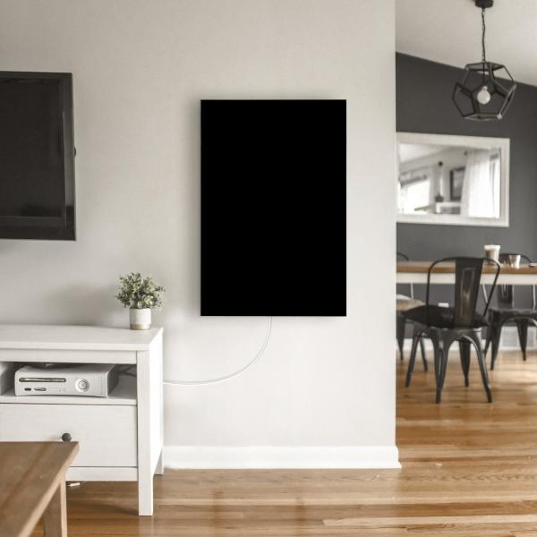 Painel de aquecimento de vidro doméstico de espessura 4 mm com WiFi Parede elétrica de infravermelho aquecedor de quarto vidro