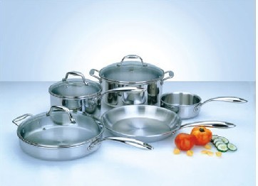 нержавеющая сталь 24км/26/28 см варя плоские лотки установила не ручку