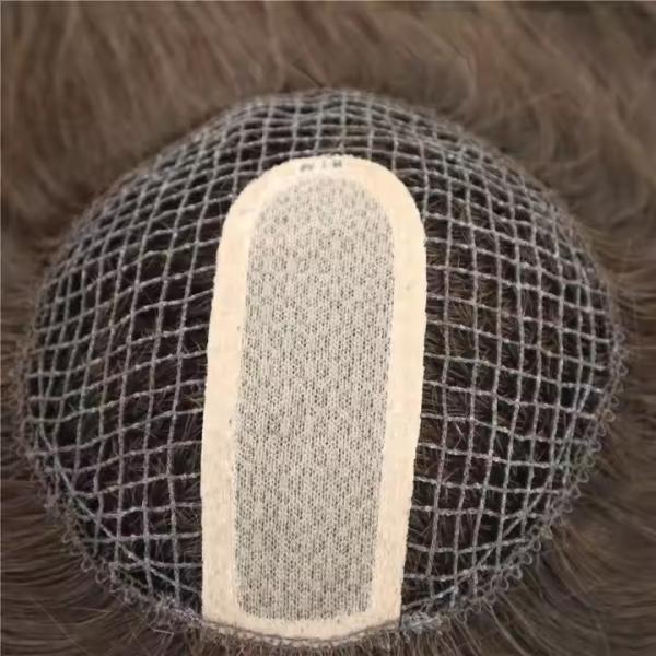 Hot Sale RAW Virgin Hair Topper Human Fish Net Women Topper Human Hair Toupee raw hair topper forwomen
