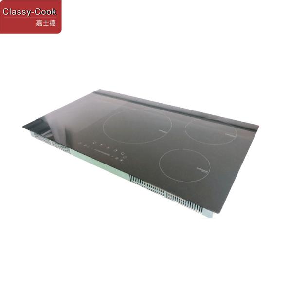 36 Inch Free Zone 5 Burners Electric Cooker With Induction Hob