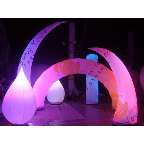 Рекламировать раздувной воздушный шар свода вел освещение для украшения празднества