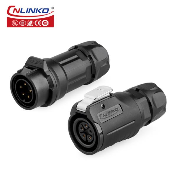 Cnlinko LP16 Connectors Plastic Connector 2 3 4 5 7 8 9 Pin Waterproof Plug Wire Connector