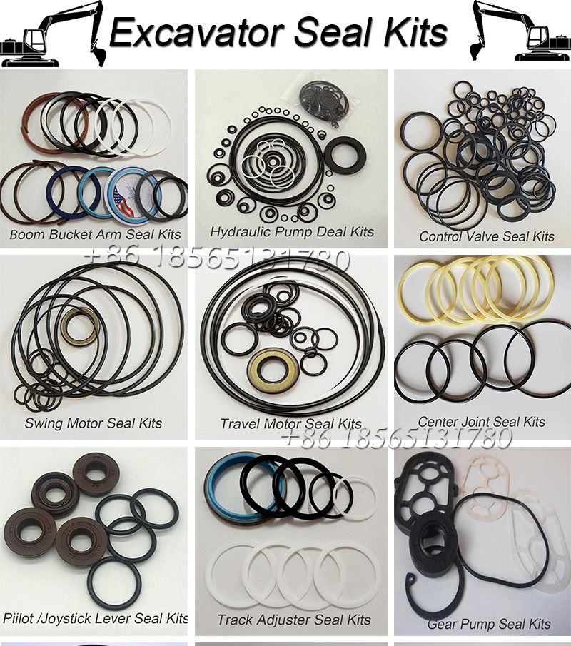DX225 Excavator Hydraulic Cylinder Oil Seal Repair Kit Boom Arm Bucket Seal Kit for Heavy Equipment Maintenance