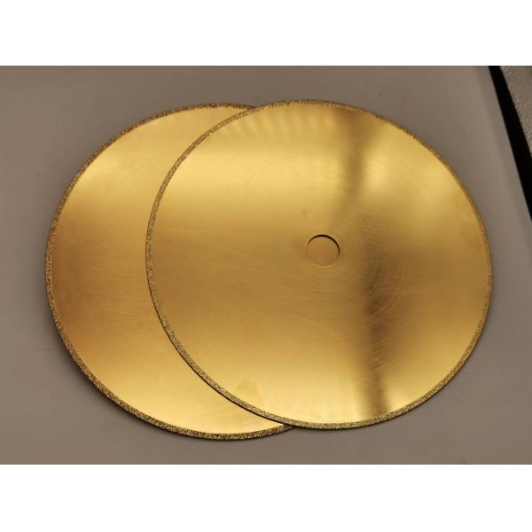 D50/60 Electroplated Diamond Grinding Cutting Wheel 0.8mm Basebody 210*20*2mm
