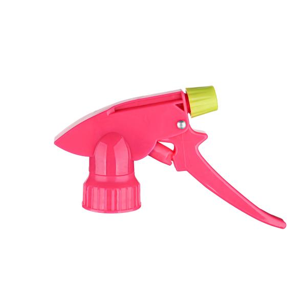 28/400 Universal Spray Pump Head - Bright Pink Long Handle, Suitable For Multiple Scenarios Including Cleaning, Beauty, and Gardening