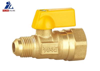 CNC Machine Male Female Ball Valve Iso19001 Brass Gas Shut Off Valve 10 Bar