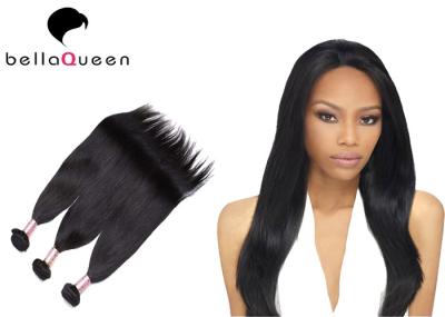Cabelo indiano real reto de seda do Virgin, Weave do cabelo humano de Remy do indiano de 100%