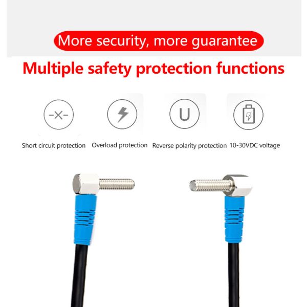 LUOSHIDA небольшое до локоть/загиб датчика лазера луча 90 градусов