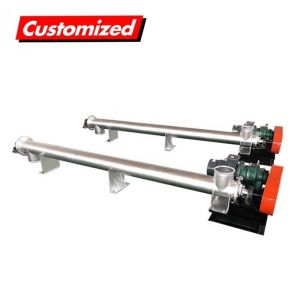Stainless Steel Heat Resistant Flexible Auger Conveyor Customized Screw Conveyor for Cement