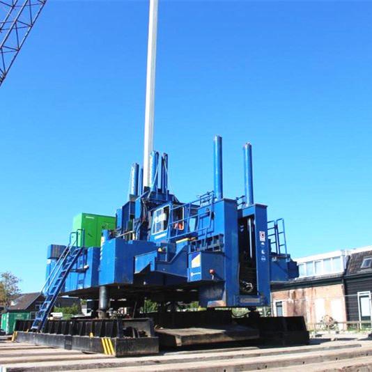 360T 11° Steering Hydraulic Piling Machine For Building Construction