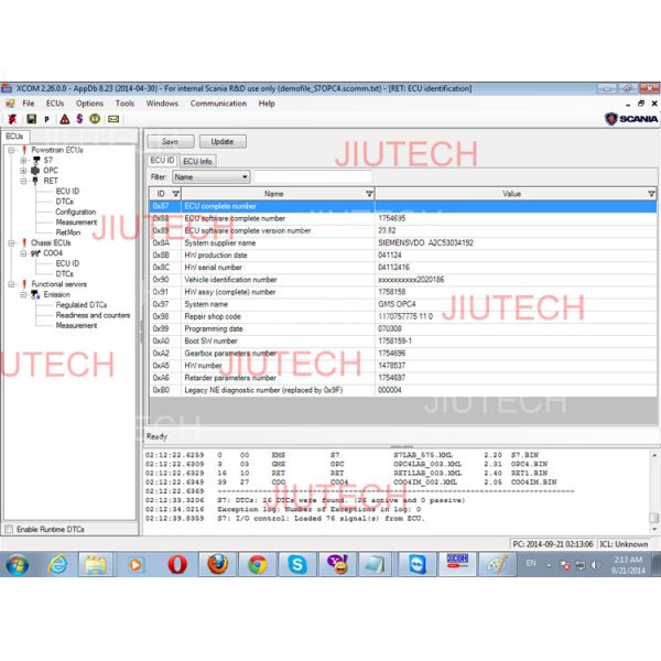 Multi-язык Scania VCI2 VCI3/SCANIA XCOM для дорабатывает Scania ECU