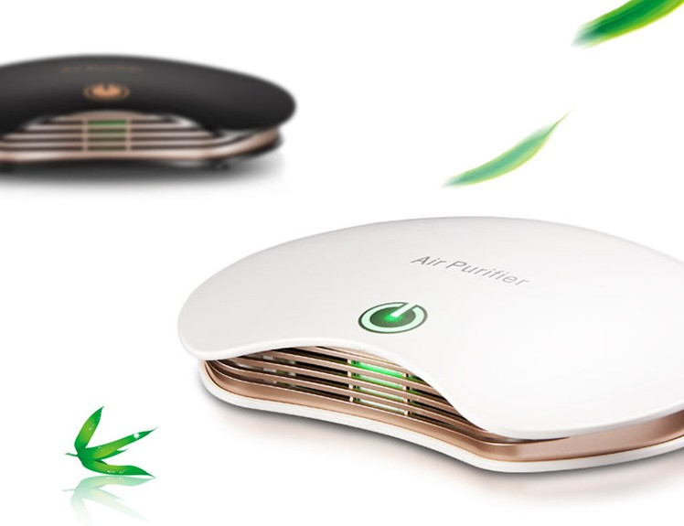 Оптовая дешевая портативная мини-автомобильная очиститель воздуха. 2023 Новый дизайн двойных турбинных вентиляторов.