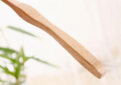 Escova de dentes de bambu de Eco das cerdas Compostable grossas do punho da onda reusável