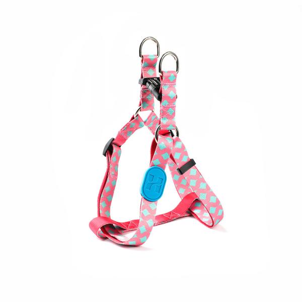 S M Polyester Webbing Bobby Dog Harness Non Pull Dog Lead