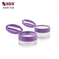 PETG003 100g 120g 150g 200g 250g Clear Thick Wall Jar Container For Hair Masks Flip Cap With Spoon