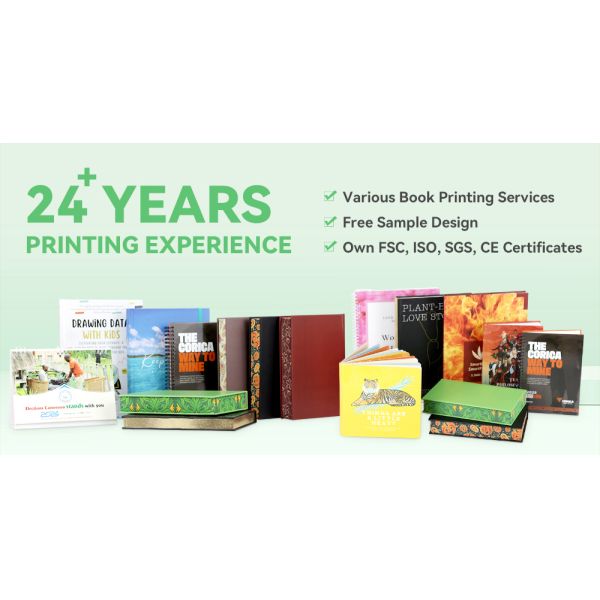 Customized Luxury Book Printing English / Multilingual Hard Cover Book Printing Services