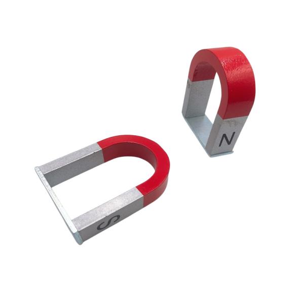 Durable Alnico5 Horseshoe Shaped Magnets LNG37 Axial For Microphone