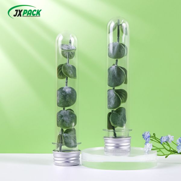 40ml Recyclable Plastic Preform Test Tube with Aluminum Cap for Food Storage