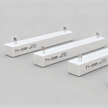 Durable Cement Wwr Resistor 1000M Ohm Wire Bound Resistors Faston Terminals