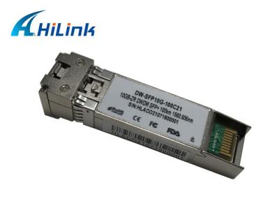 Transceptor personalizado de 10G SFP+, faixa ótica do módulo 100KM C de DWDM SFP+