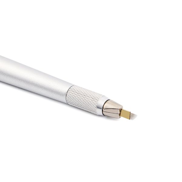 Stainless Steel Lushcolor 45G Manual Eyebrow Tattoo Pen Three Heads
