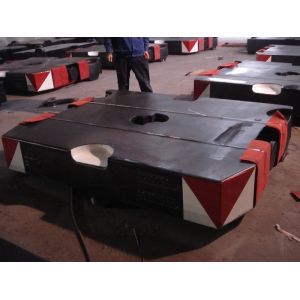 Contrepoids d'ascenseur de GG200 TS16949 Gray Iron 10000kg