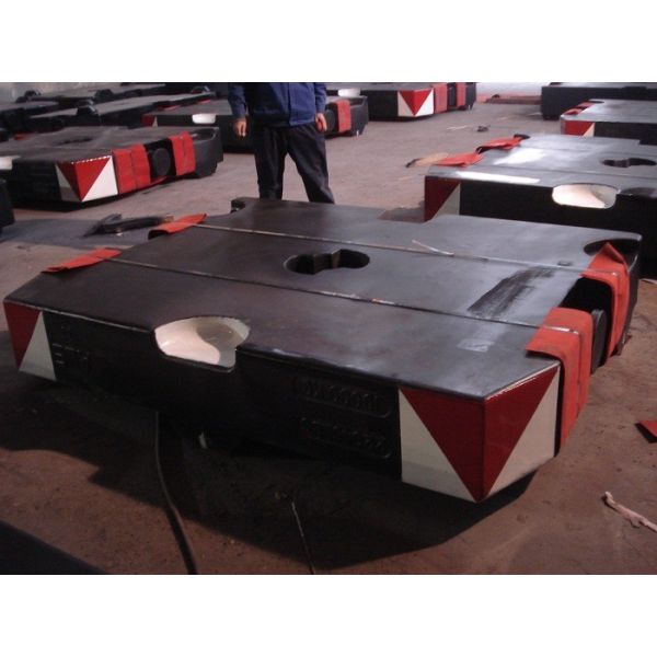 Противовес лифта утюга серого цвета 10000kg GG200 TS16949