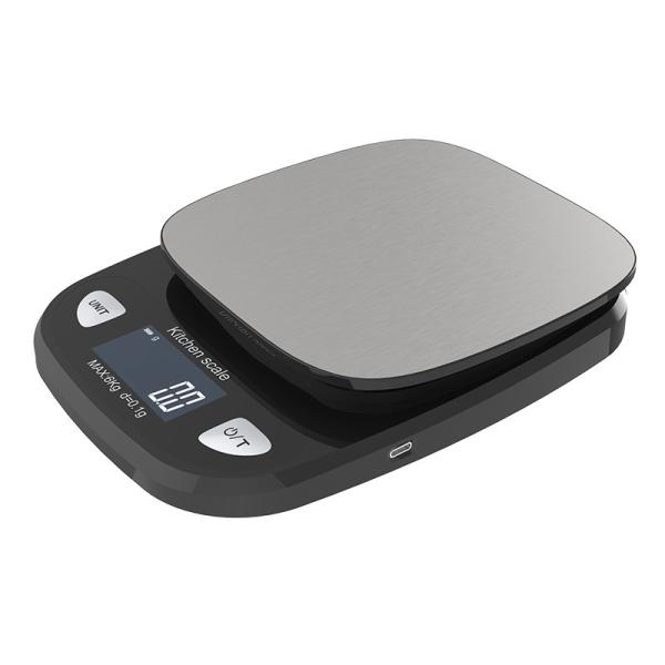 Balance de cuisine électronique portable Weiheng WH-B33 avec écran LCD/LED, capacité 12KG/1G, ABS, prise en charge OEM, précision 0,1g