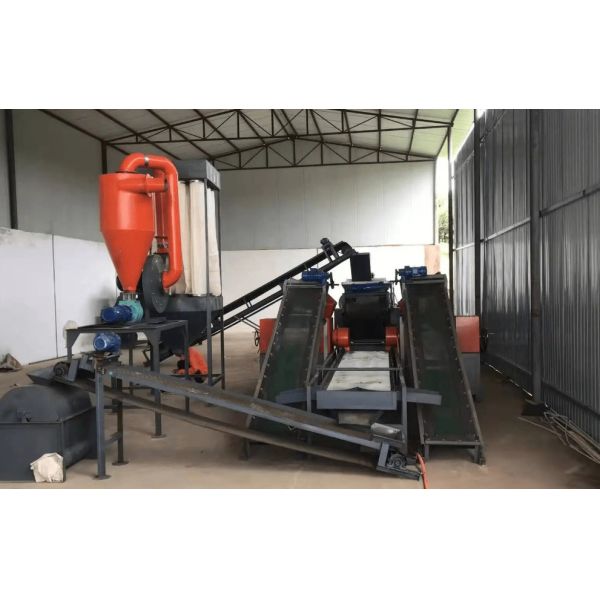 Planta de reciclaje de neumáticos automáticos para camiones de caucho