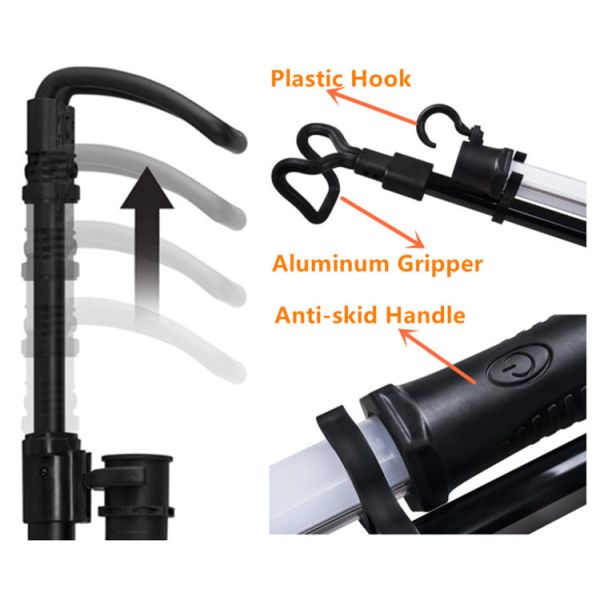 Le C.A. a actionné et rechargeable sous la pince extensible légère de travail de capot