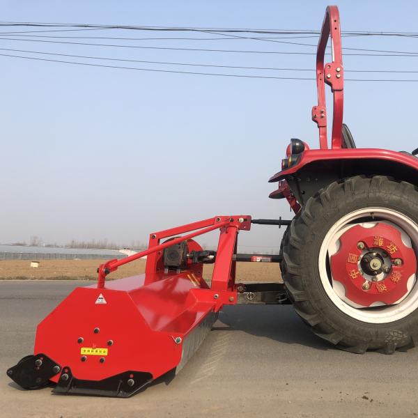 Agricultural Flail Mowers Farm Equipment EFCT120 Hydraulic Red Colour Tractor Mounted