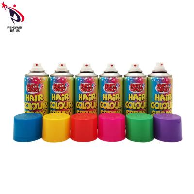 45x110MM Washable Hair Color Sprays Odorless 6 Colors Assorted