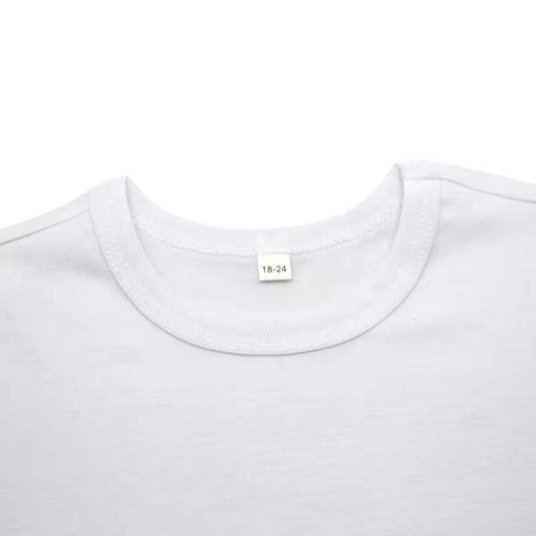 DIY Personalized Best Blank White Sublimation T Shirt For Kids