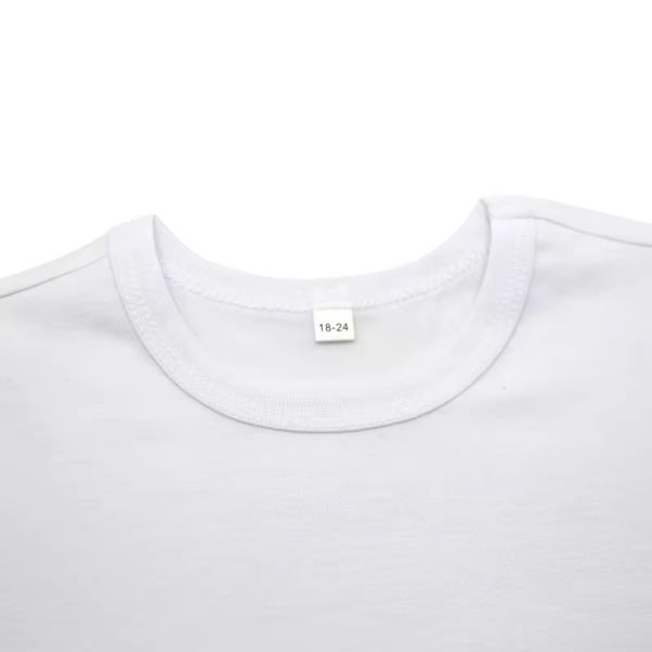 DIY Personalized Best Blank White Sublimation T Shirt For Kids
